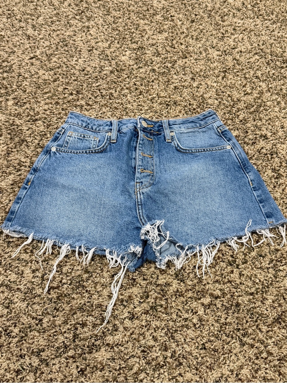 Forever 21 High-Rise Denim Shorts